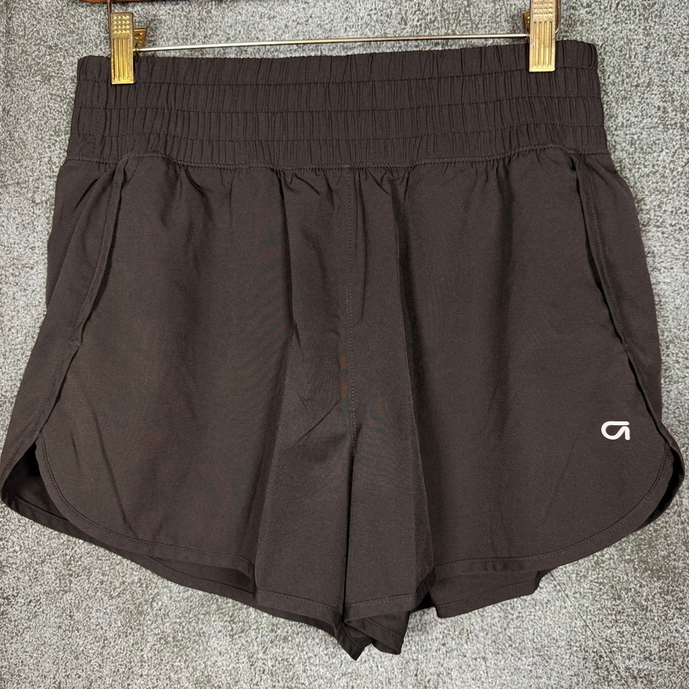 GapFit Womens M Running Black Lined Shorts Athletic